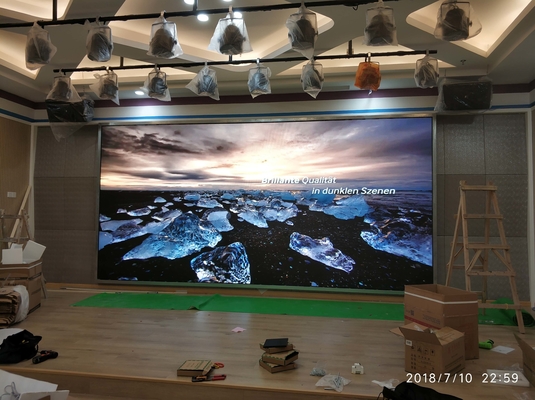 Schermo di pubblicità di concerto della fase del pannello di parete dell'esposizione P3 di colore pieno dello schermo del LED video