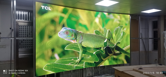 Piccolo schermo dell'interno di spaziatura del rilascio della pubblicità dell'esposizione di colore pieno dello schermo P1.875 di SMD LED