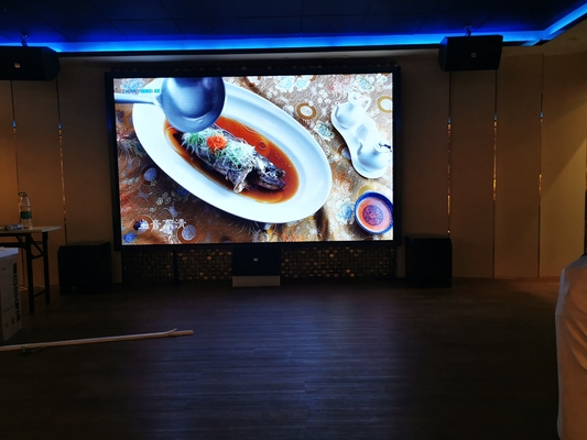 Piccolo schermo principale di spaziatura del video auditorium elettronico della parete P1.56 di HD LED