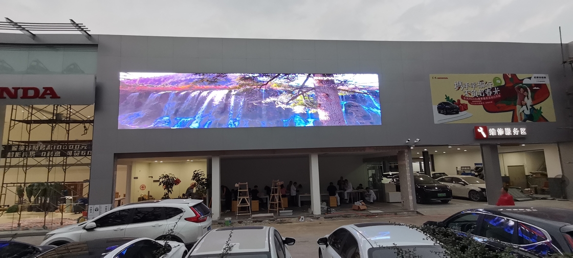 Esposizione di parete elettronica di P6 LED dello schermo della tenda all'aperto impermeabile di colore pieno